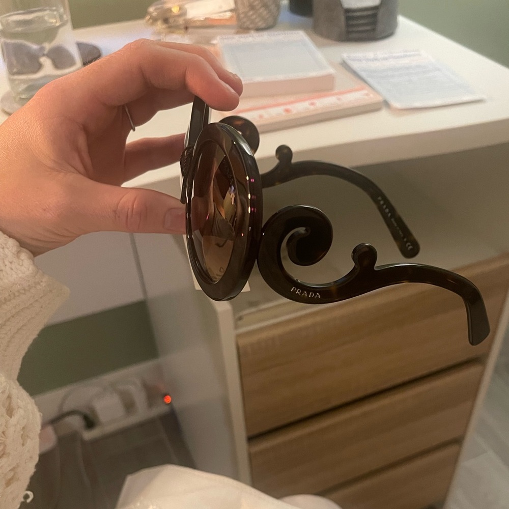Prada Oversized Round Sunglasses
